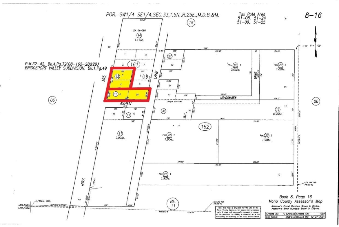 0.63 Acres Lands Bridgeport, CA - Mono County