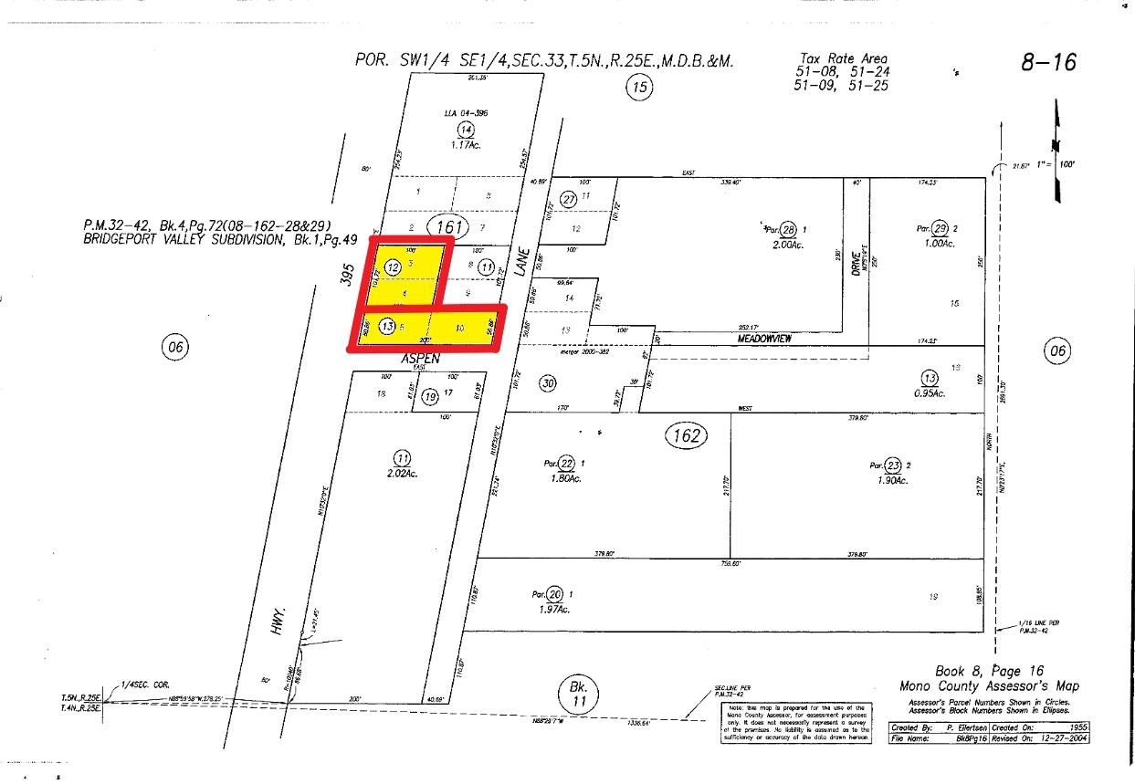 0.63 Acres Lands Bridgeport, CA - Mono County