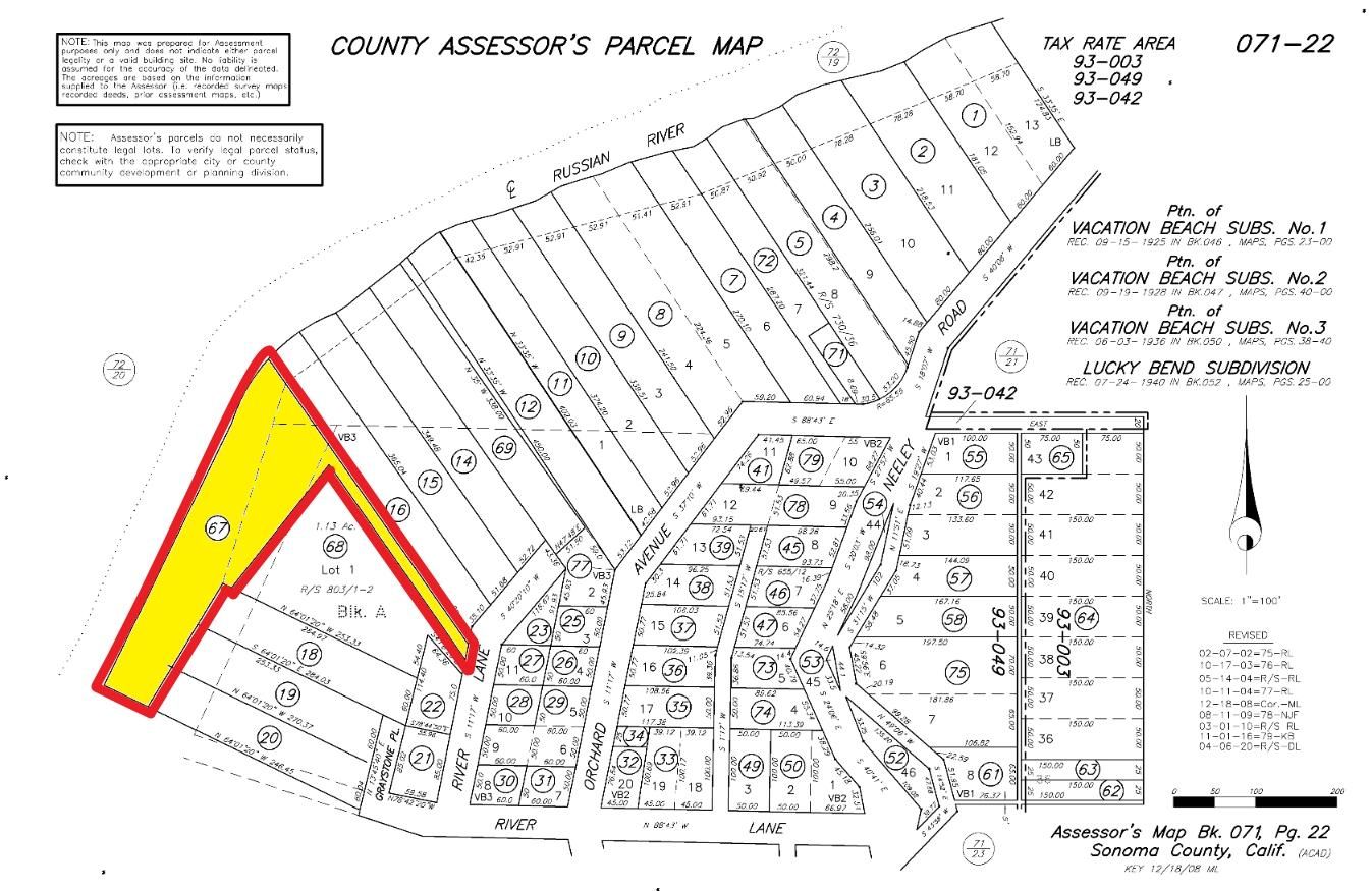 1.48 Acres Land in Sonoma County - Guerneville, CA