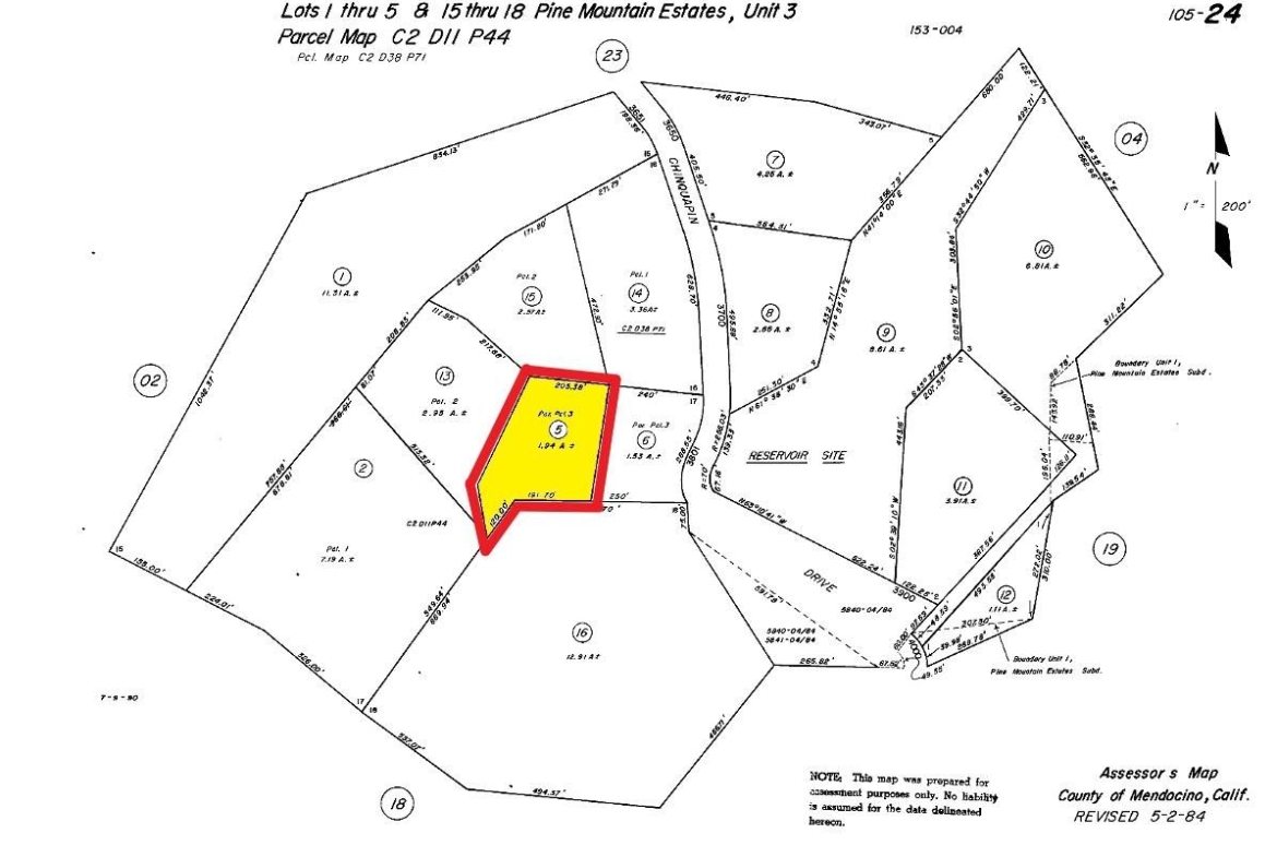 1.67 Acres Land Redwood Forest Northern California! In Willits, Mendocino County, CA