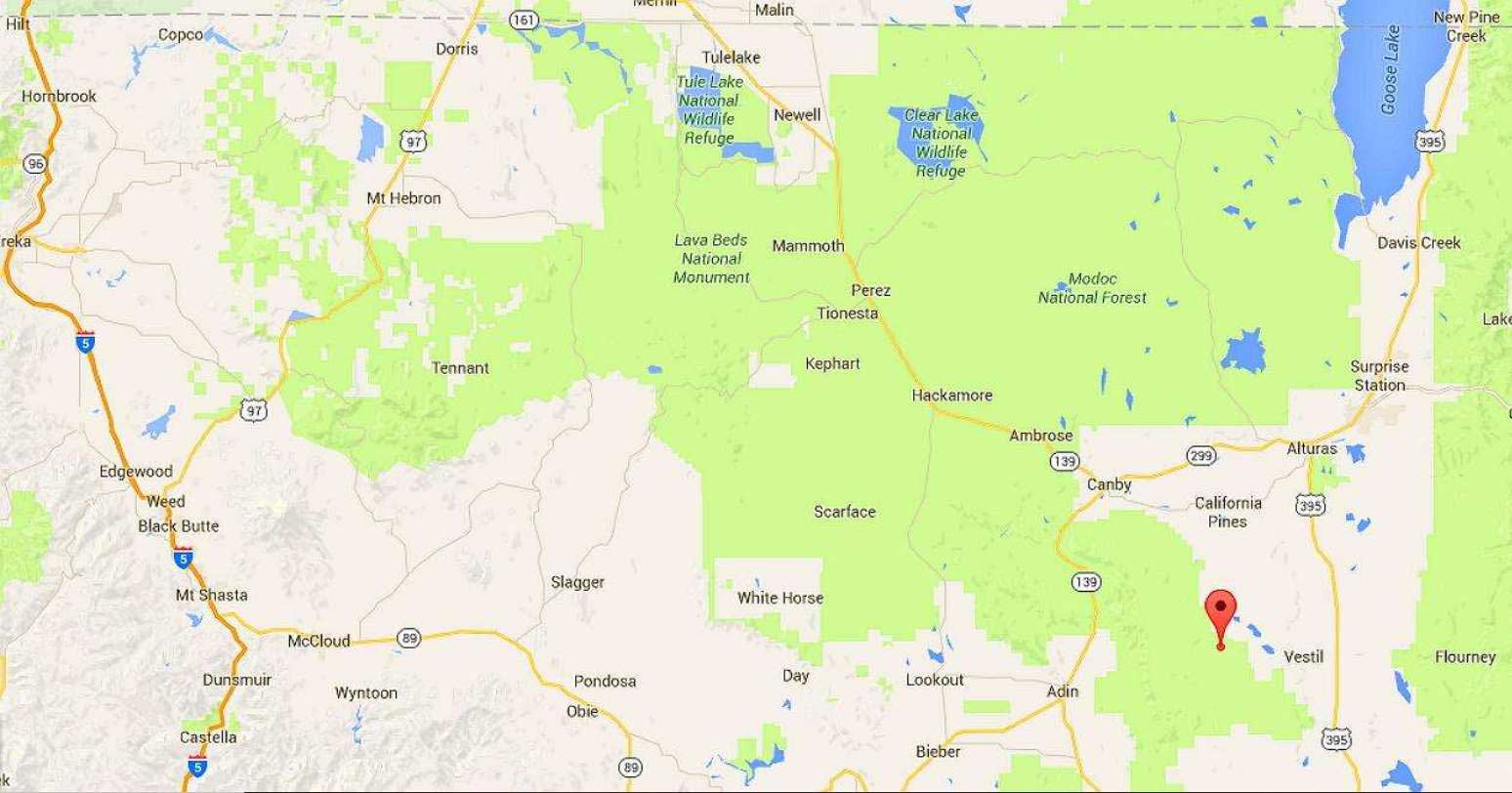 Land in California Pines MODOC County