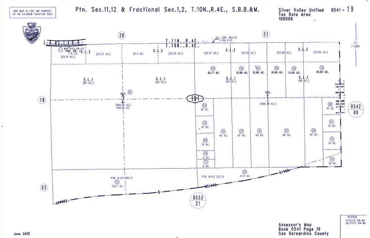 10 Acres Ranch Newberry Springs, CA. SAN BERNARDINO COUNTY