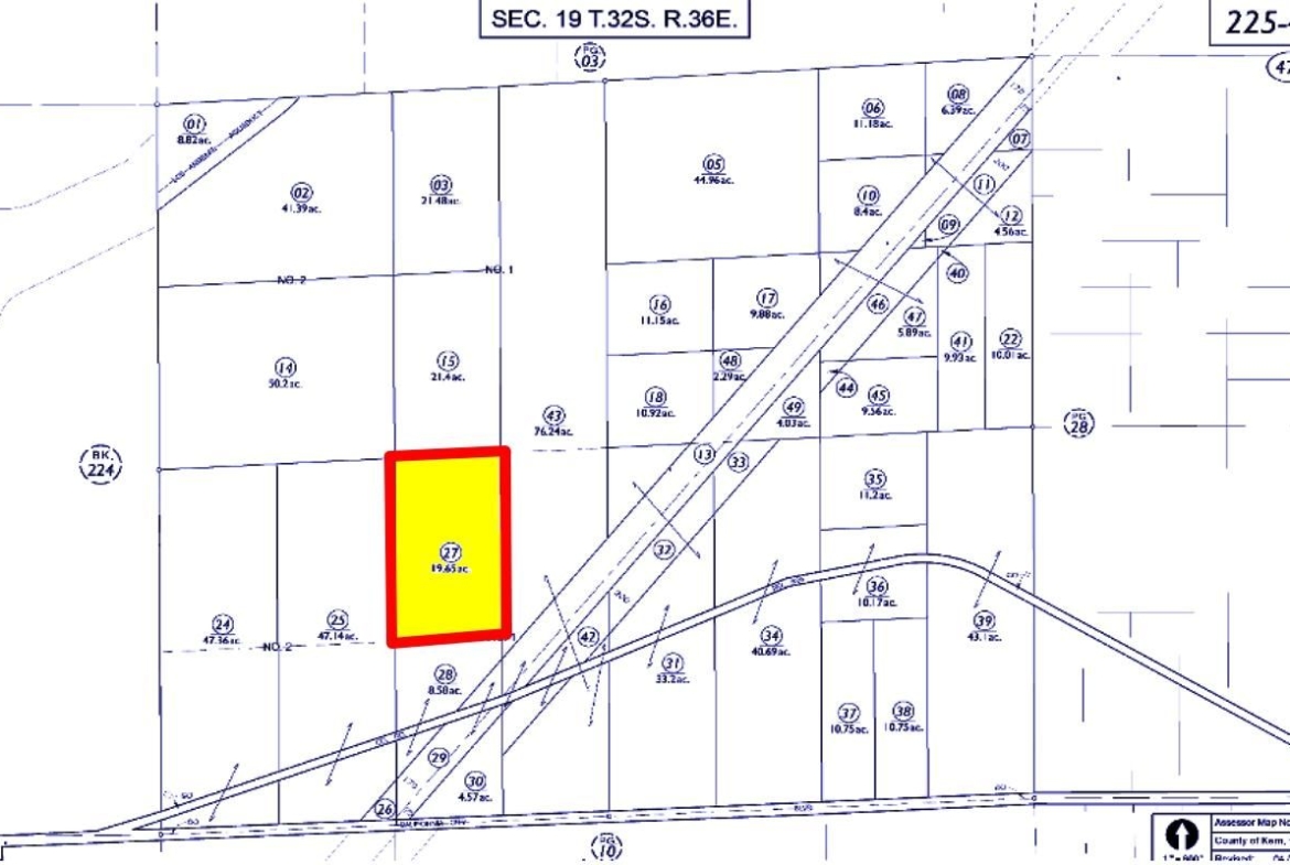 19.6 Acres land in Wind Power HOMESITE Mojave, Kern County, CA