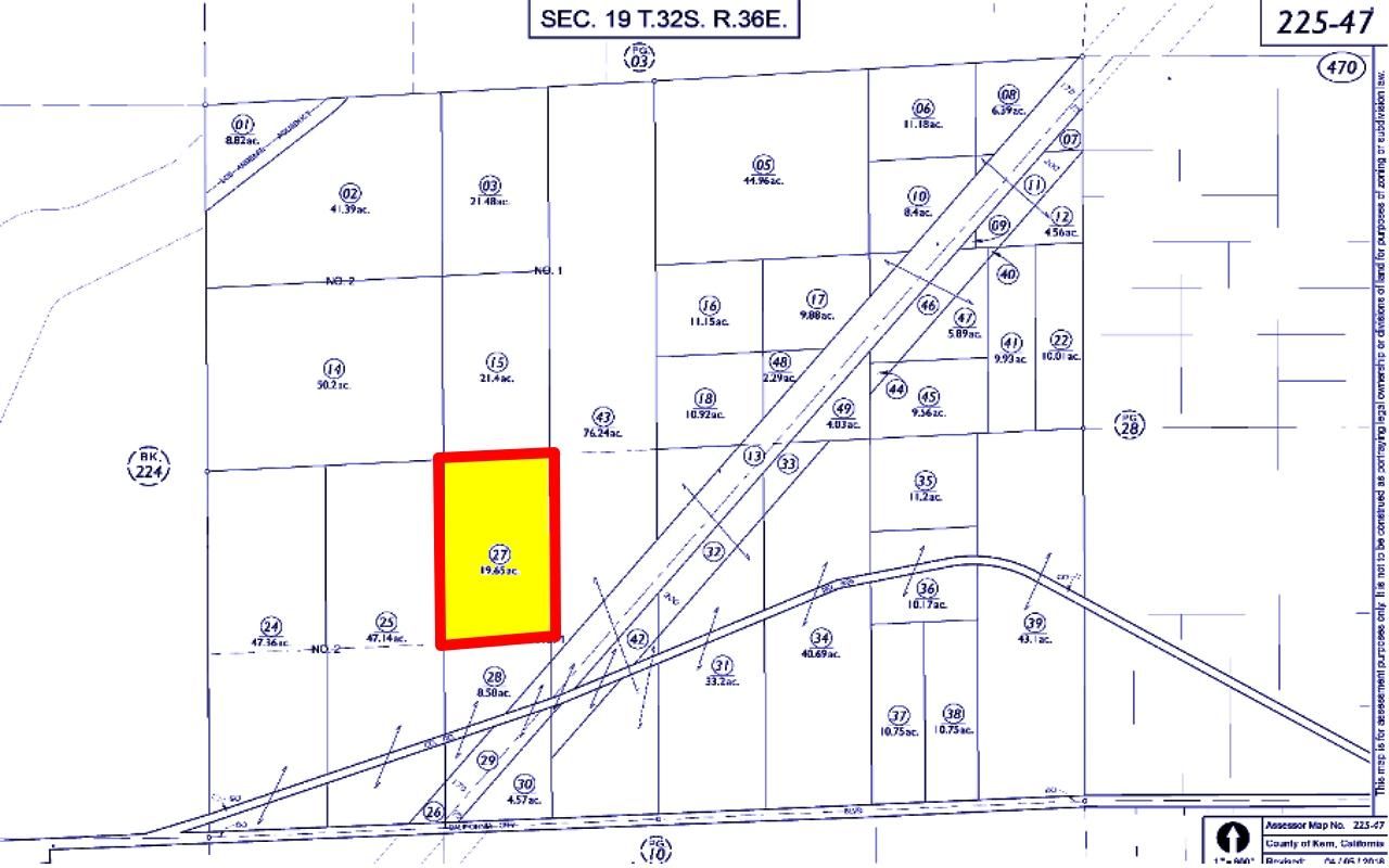 19.6 Acres land in Wind Power HOMESITE Mojave, Kern County, CA