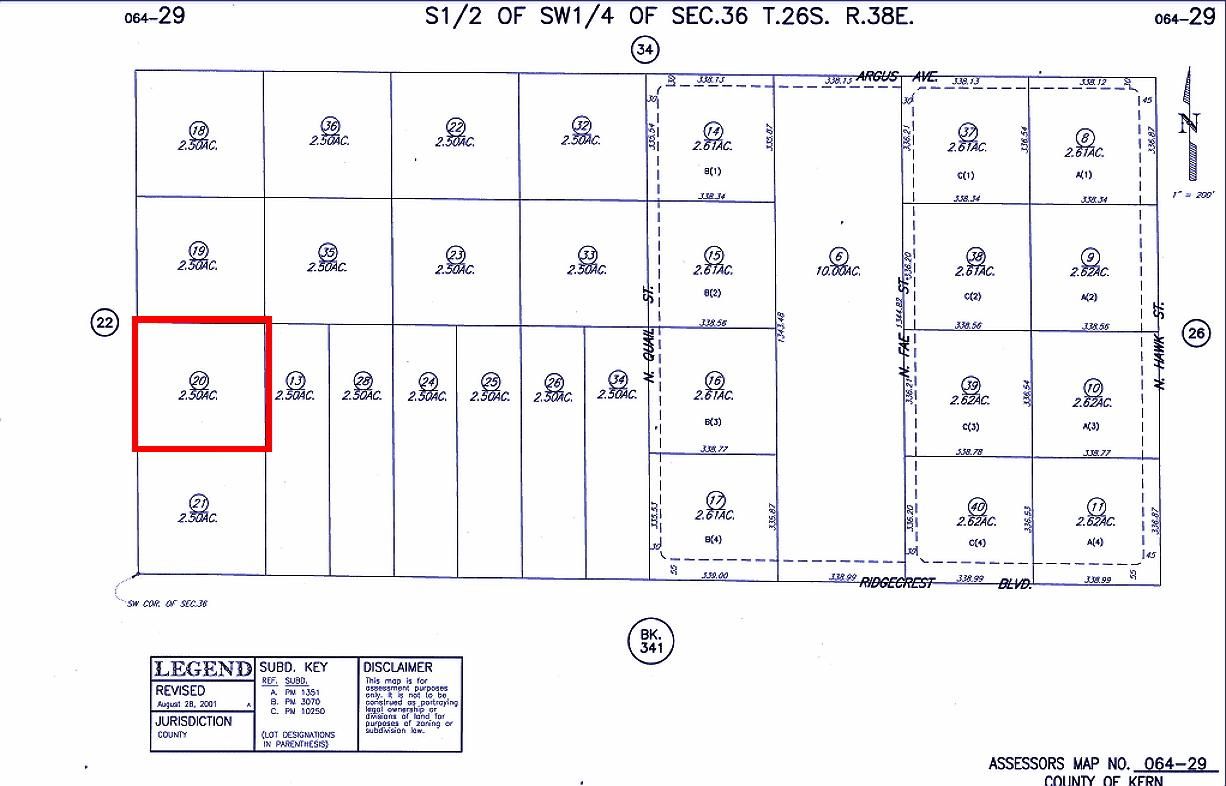 2.5 Acres RANCH-FARM Inyokern, KERN County, CA