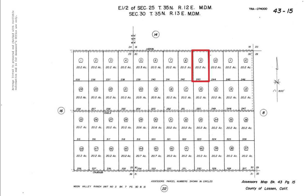 20.2 Acres Huge Farm Ranch in LASSEN County