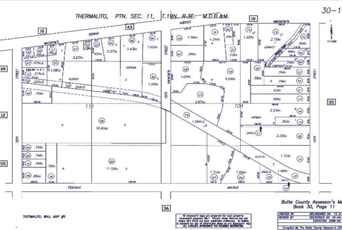 25,750 sq. ft. Parcel Thermalito, Ca / Oroville, Ca. Butte County