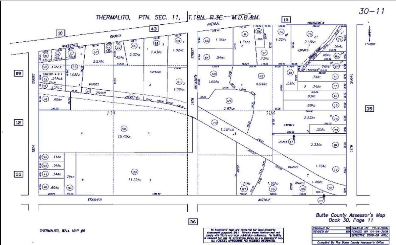 25,750 sq. ft. Parcel Thermalito, Ca / Oroville, Ca. Butte County