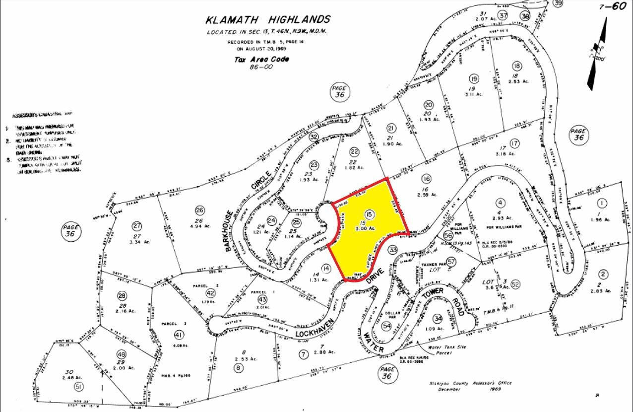 3 Acres Land Klamath River in California