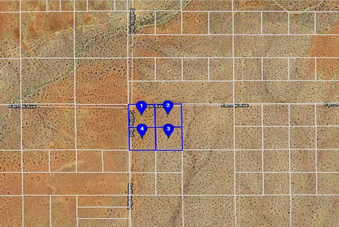 4 Parcels - RANCH-FARM, 20 ACRES AERiAL ACRES, Kern County