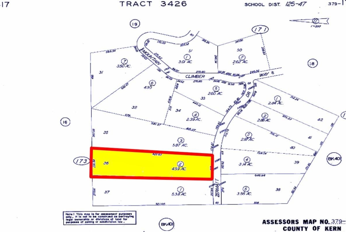 4.6 Acres RANCH FARM, Tehachapi, Kern County, CA