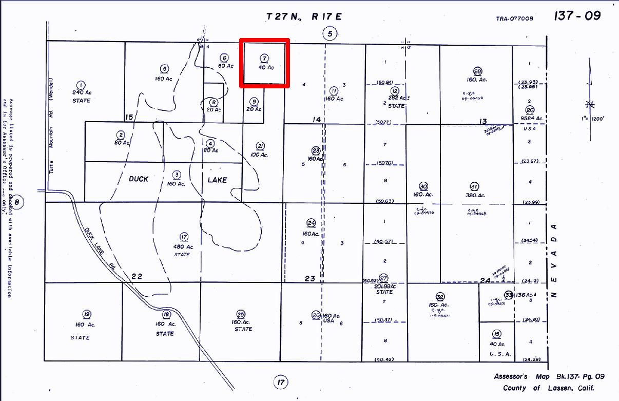 40 Acres Ranch-Farm Doyle, Lassen County, CA