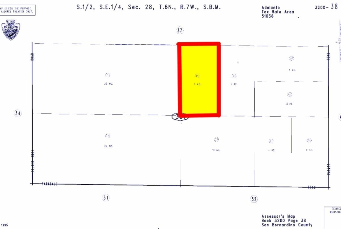 5 Acres Property Adelanto, CA - SAN BERNARDINO COUNTY