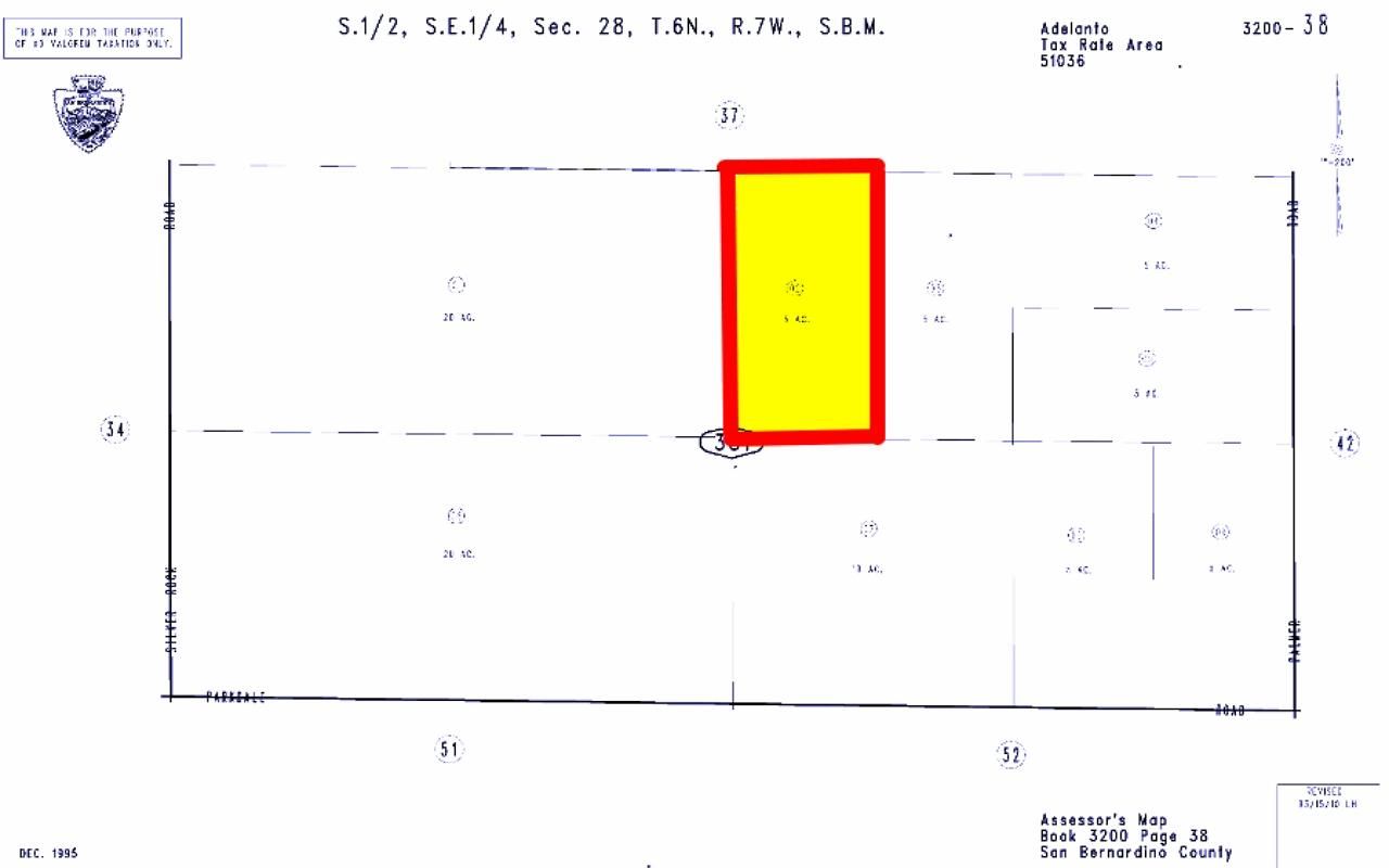 5 Acres Property Adelanto, CA - SAN BERNARDINO COUNTY