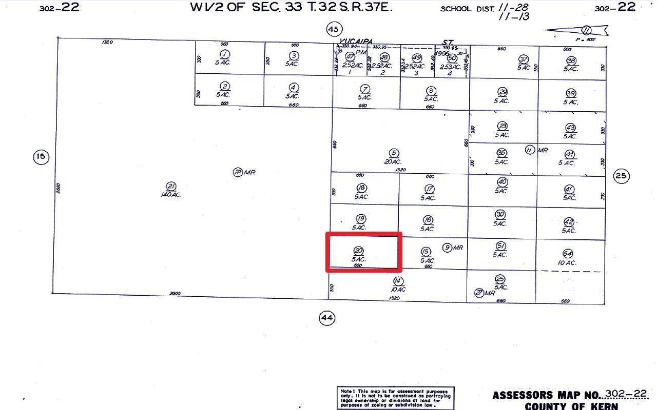 5 Acres Ranch California City, Kern County, CA