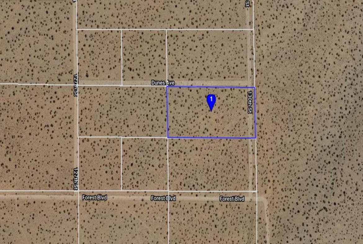 5 Acres Vacant lot - Ranch-Farm in California City, Kern County, CA