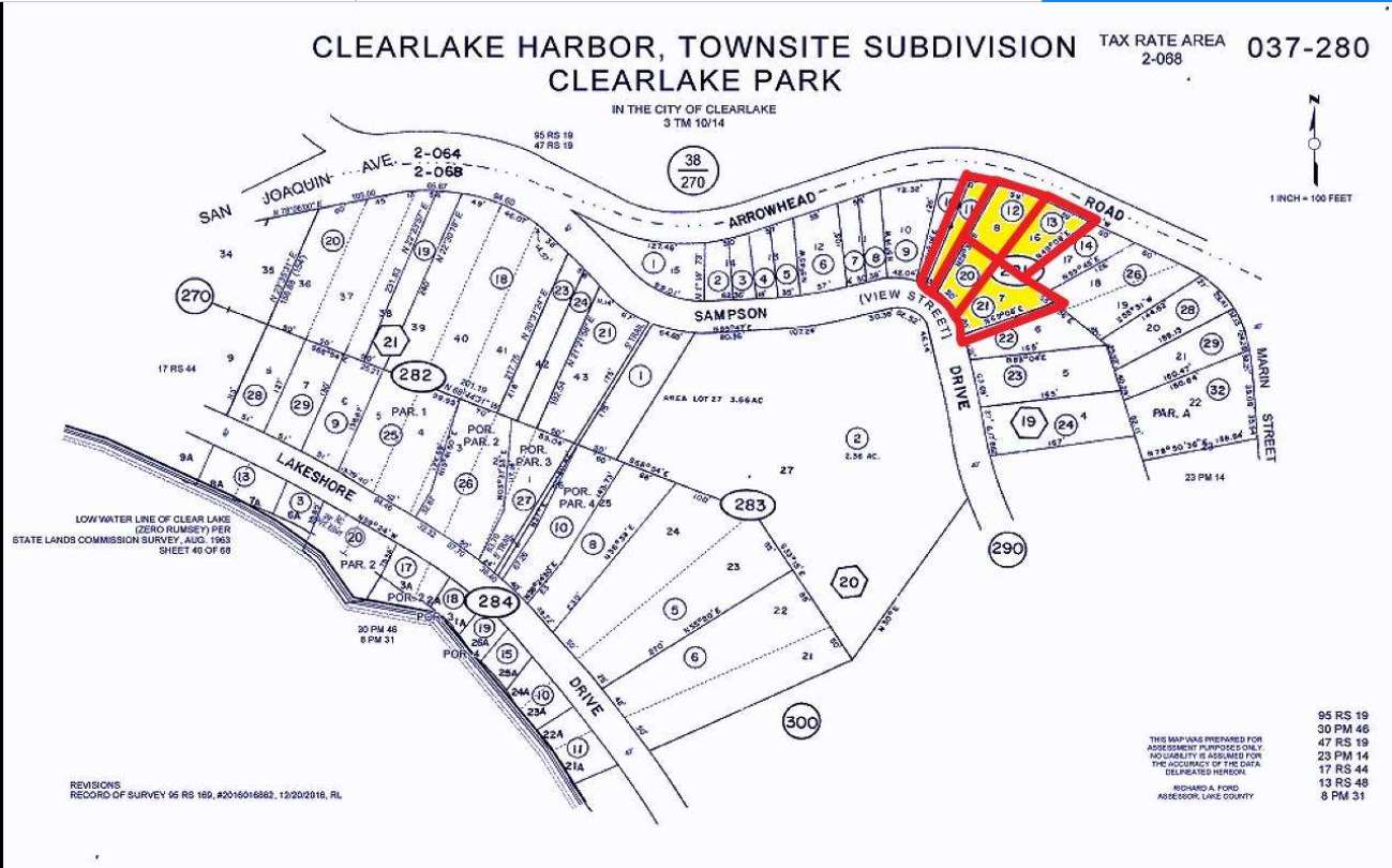 5 Parcels Land - Clearlake, LAKE County, CA